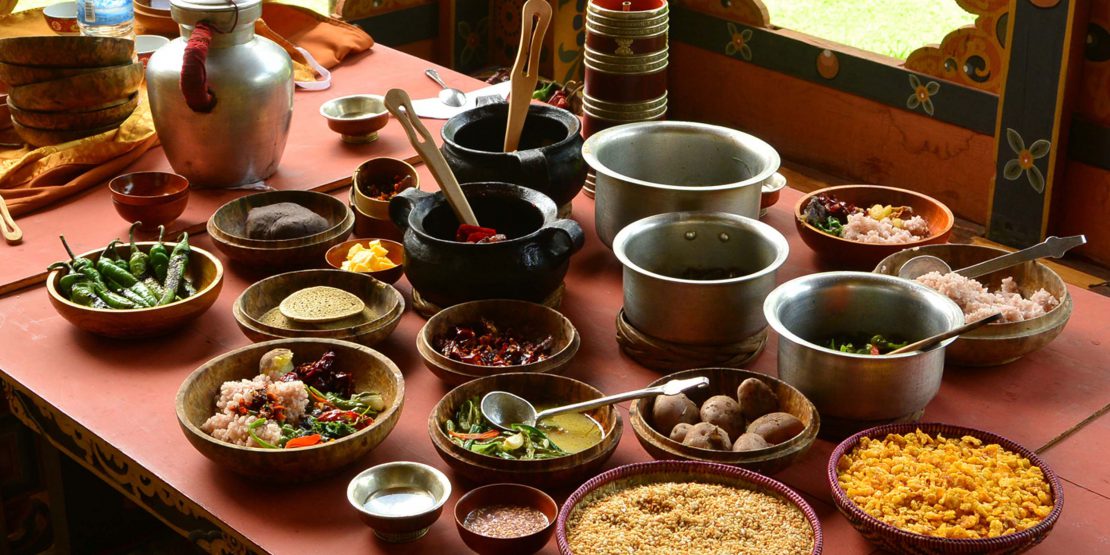 POPULAR TRADITIONAL BHUTAN FOOD